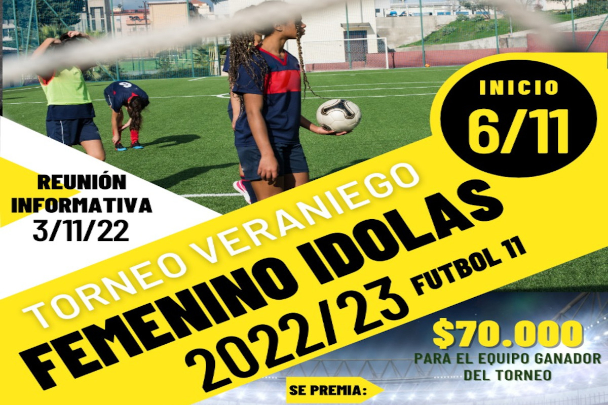 Lanzamiento Torneo Veraniego Femenino Idolas 2022/23